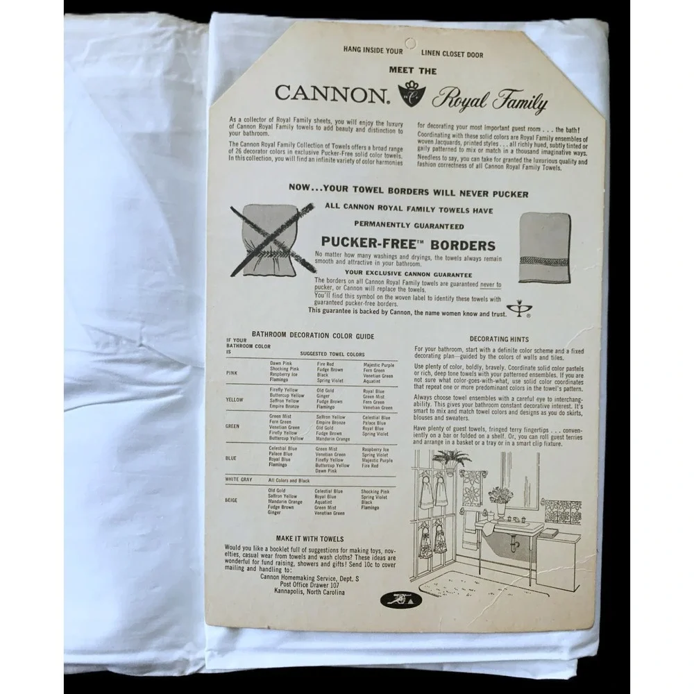 1960 Cannon TWIN FLAT Sheet PINK ROSE GARLAND Piping Cotton Fabric NOS Vtg READ